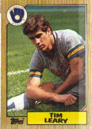 1987 Topps Baseball Cards      032      Tim Leary
